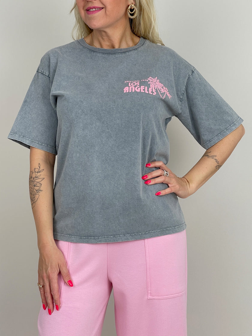 T-Shirt L.A. in Grau Artikel 6055