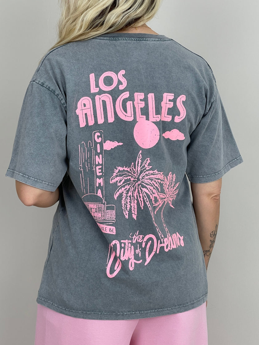 T-Shirt L.A. in Grau Artikel 6055
