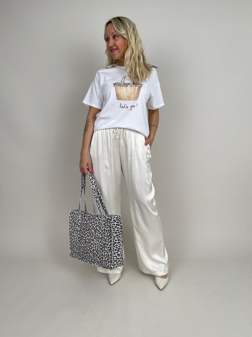 Marlene Hose Satin-Optik in versch. Farben Artikel 6061