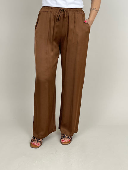 Marlene Hose Satin-Optik in versch. Farben Artikel 6061
