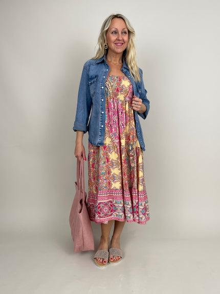 Kleid/Rock Bunt 2in1 Artikel 6081
