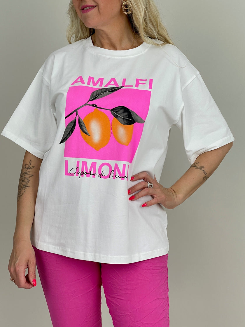 T-Shirt Limone in Weiß Artikel 6068