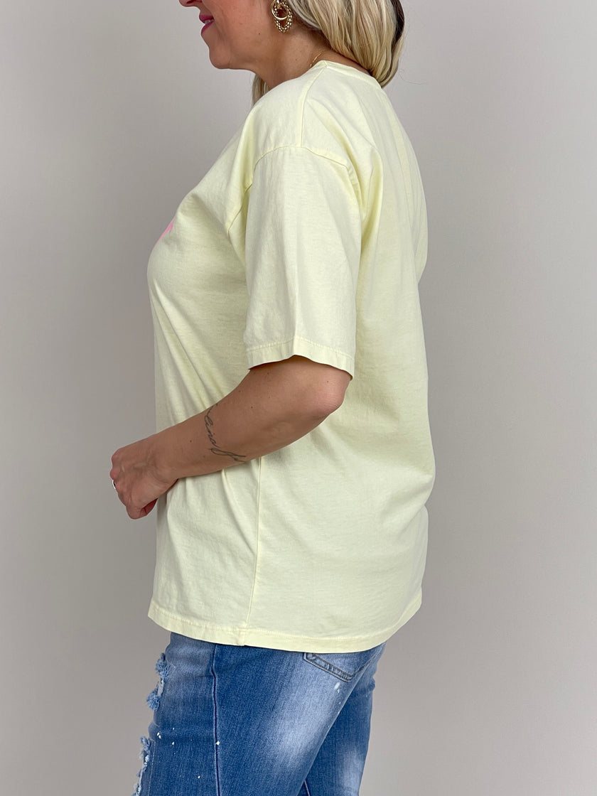 T-Shirt SunSet in Gelb Artikel 6069