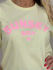T-Shirt SunSet in Gelb Artikel 6069