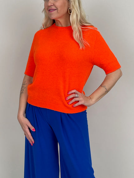 Pullover Kurzarm Soft in versch. Farben Artikel 6065