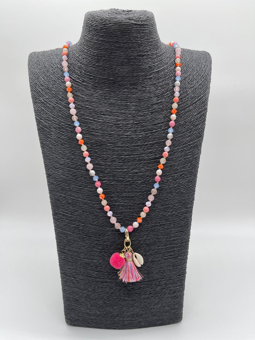 Kette mit Anhänger in versch. Farben Artikel 4109