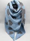 Dreieckschal Herzen in versch. Farben Art. 6520