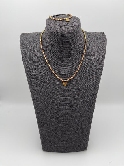 Set Kette&Armband Smiley/Gold Art. 6519