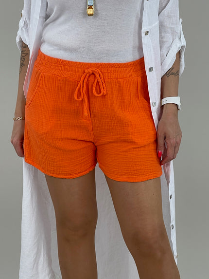 Musselin Shorts Uni in versch. Farben Artikel 6092