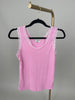 Top mit Spitze in versch. Farben