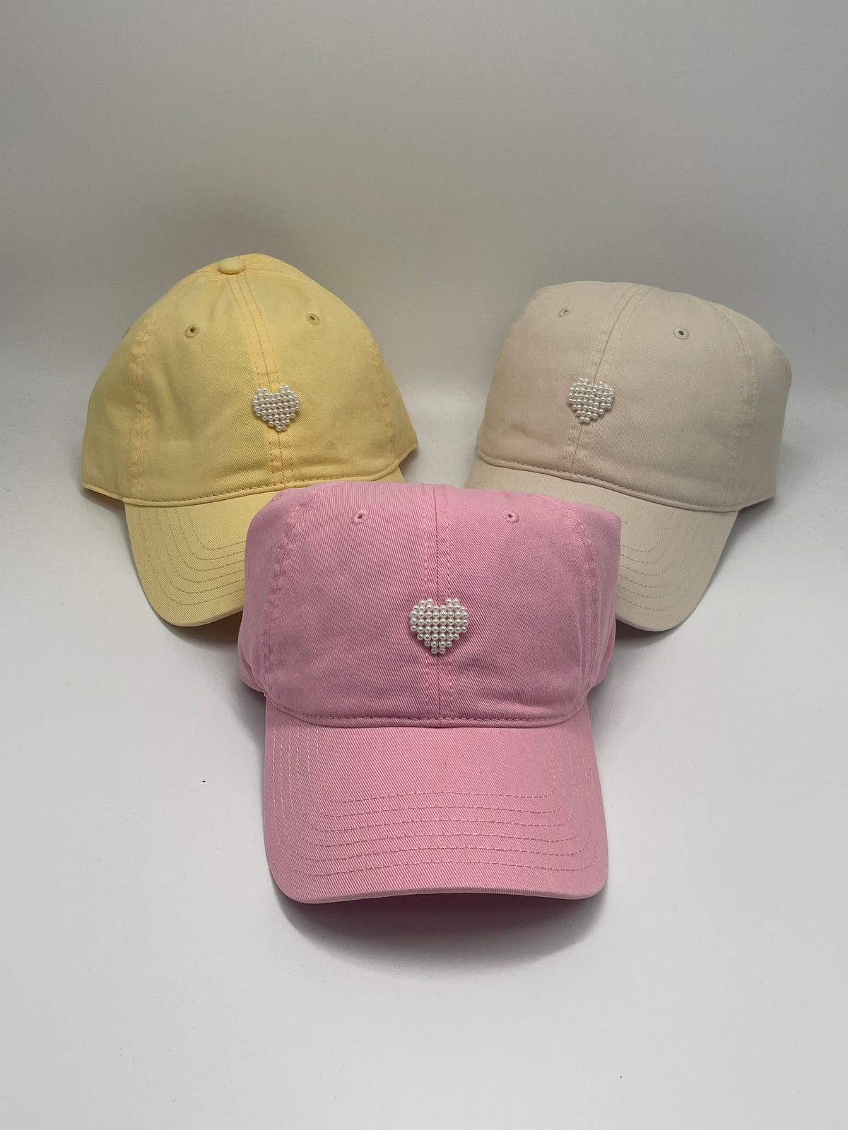 Basecap Perlenherz in versch. Farben