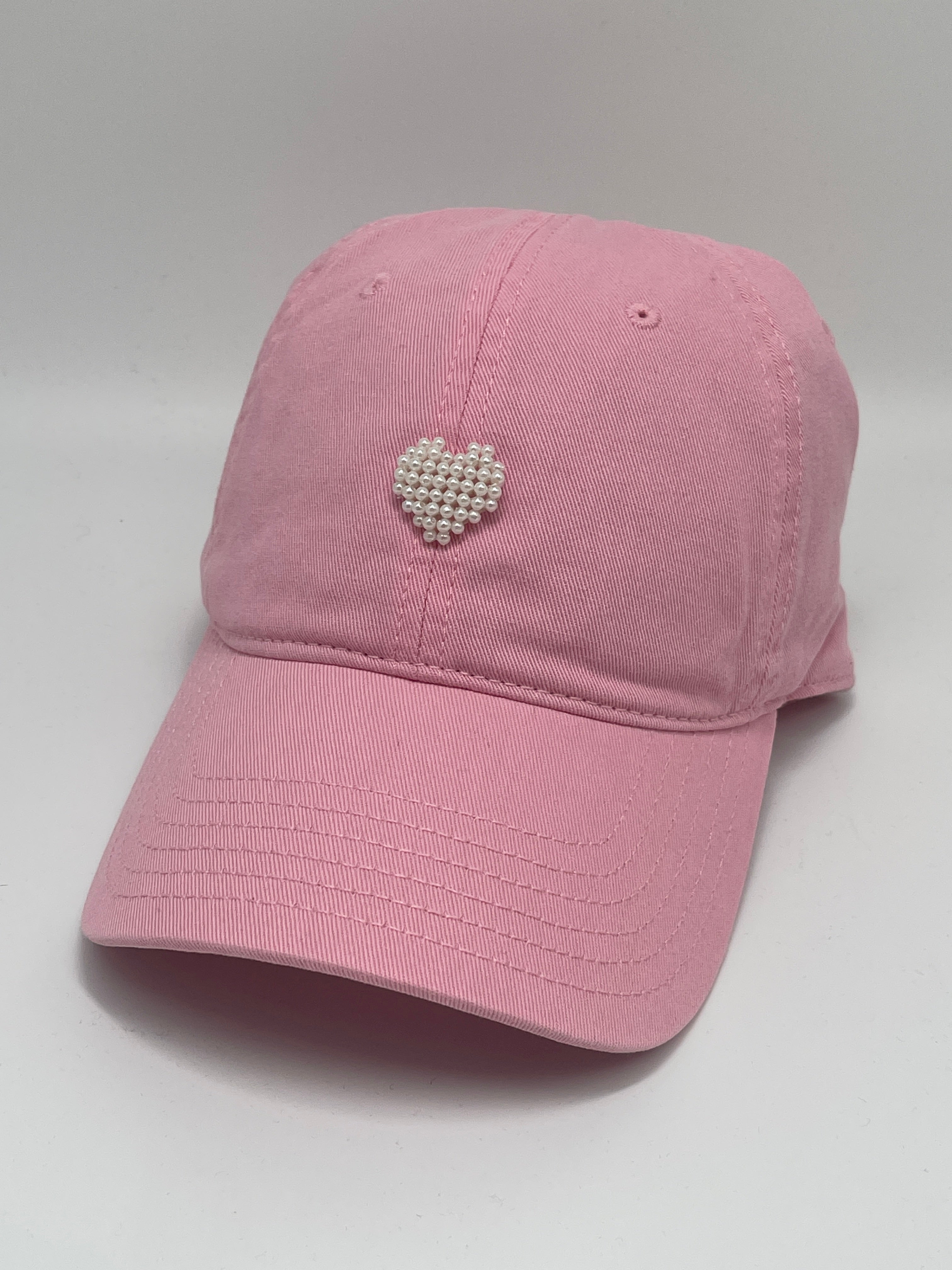 Basecap Perlenherz in versch. Farben