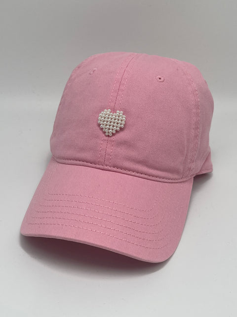 Basecap Perlenherz in versch. Farben