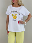 T-Shirt Limoncello in Weiß Artikel 6075