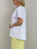 T-Shirt Limoncello in Weiß Artikel 6075