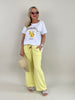 T-Shirt Limoncello in Weiß Artikel 6075