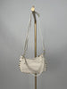Tasche Echtleder mit Nieten in Beige