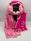 Schal Herzen in Pink/Rosa