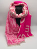 Schal Herzen in Pink/Rosa