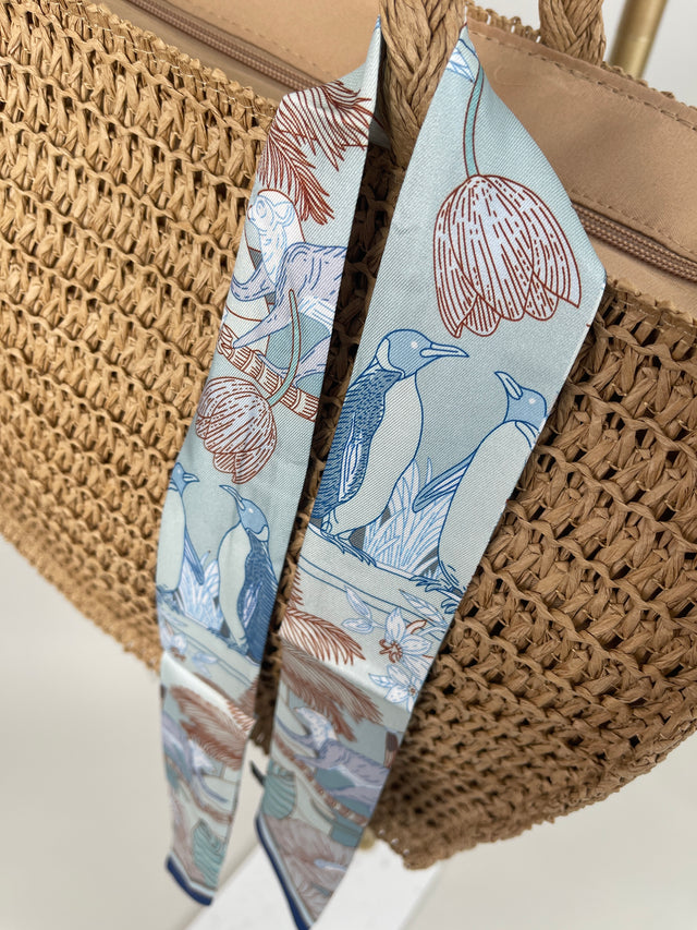 Schmales Viskosetuch Blau Art. 6986