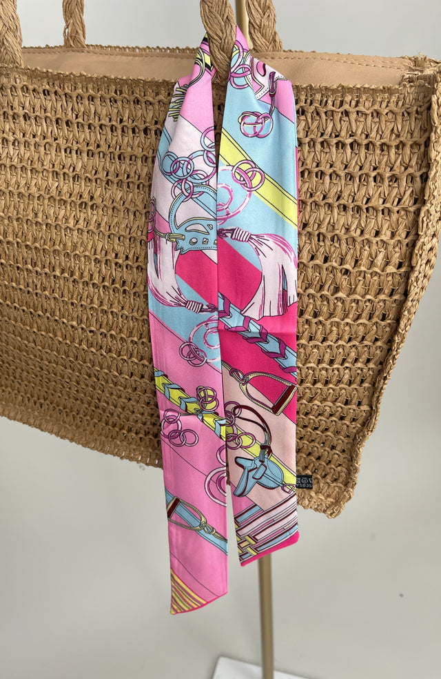 Schmales Viskosetuch Pink Art. 6987