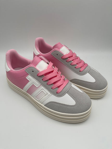 Sneaker in Rosa/Grau Art. 6745