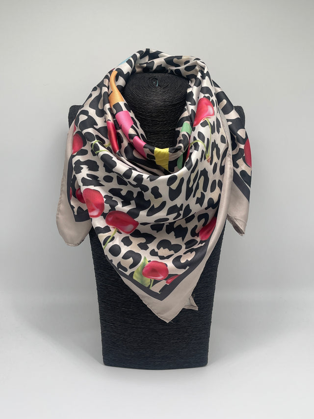 Tuch 70X70 Kirschen/Leo Art. 6950