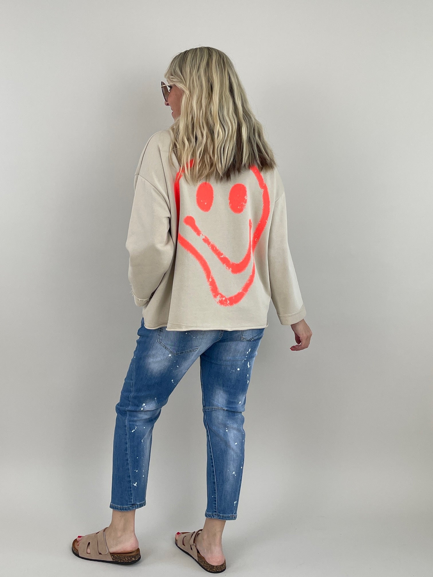 Sweatshirt Smile in versch. Farben Artikel 6078