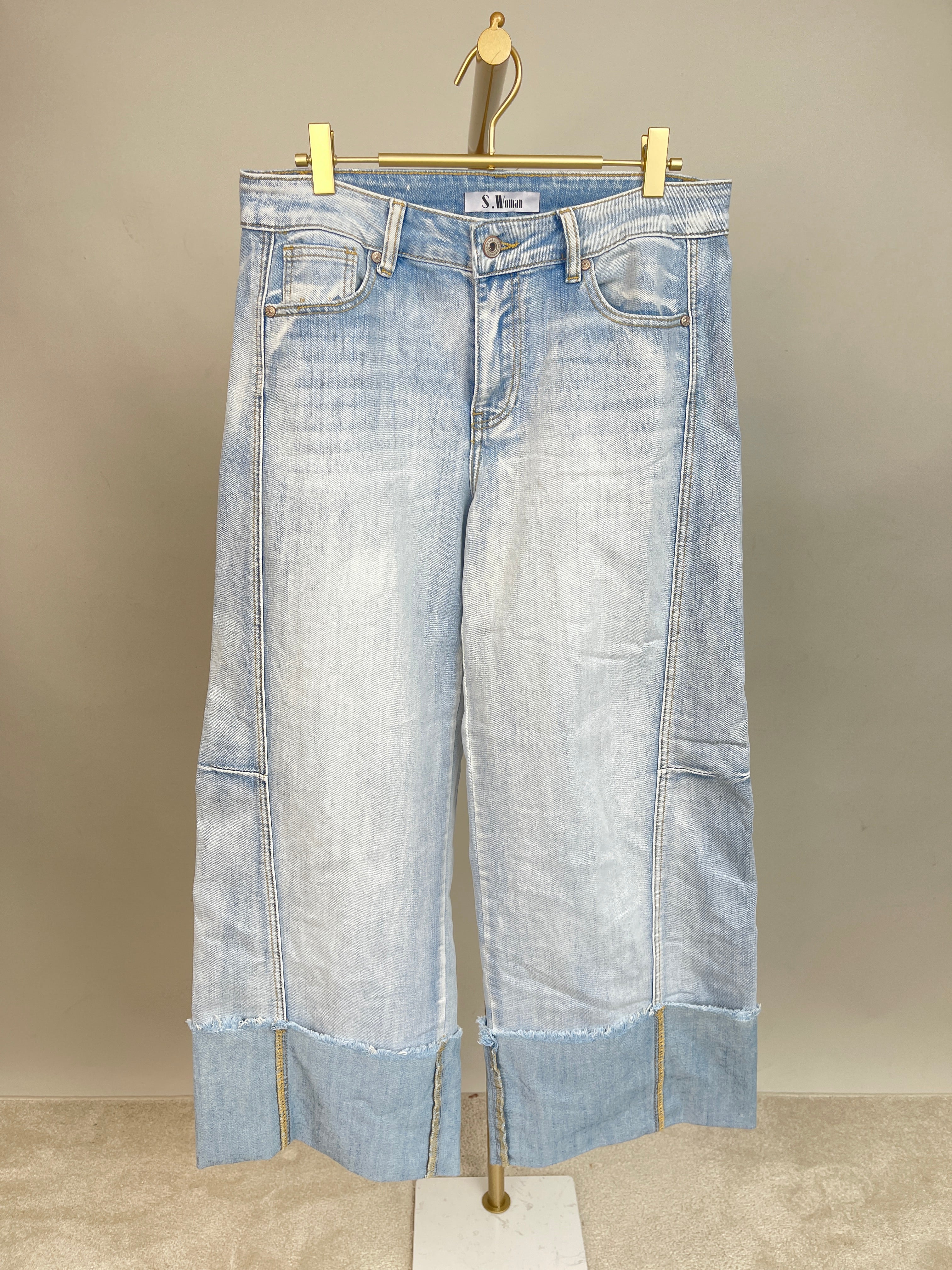Jeans 7/8 mit breitem Umschlag Artikel 6960
