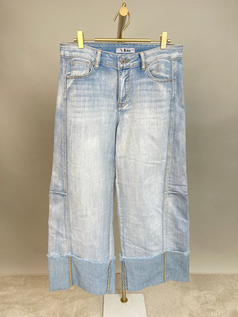 Jeans 7/8 mit breitem Umschlag Artikel 6960