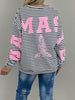 Sweater Namaste gestreift in Marine/Weiß Artikel 6093