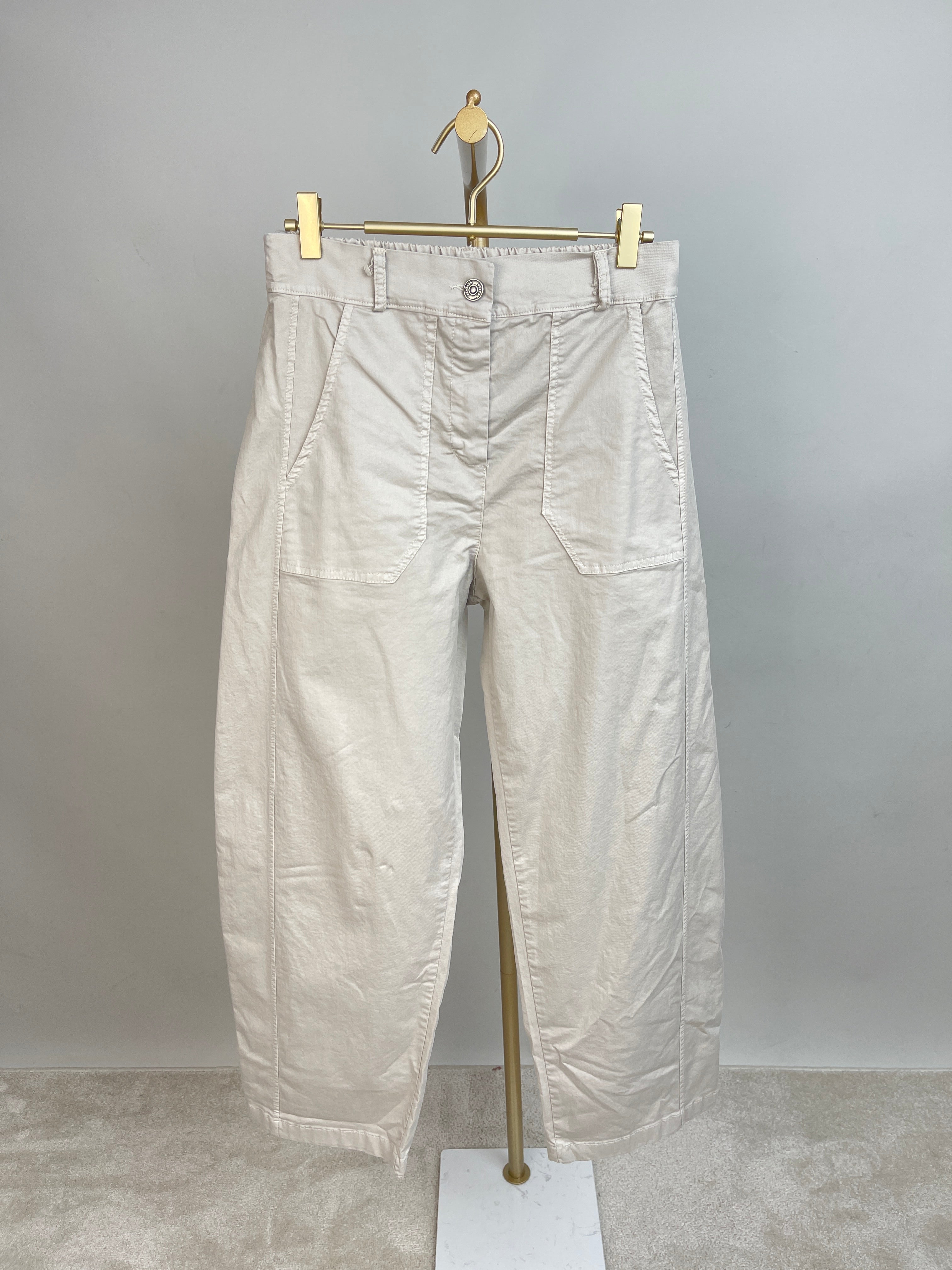 Jogpants Ballonform in Beige