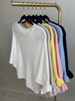 Pullover Feinstrick Rüschen in versch. Farben