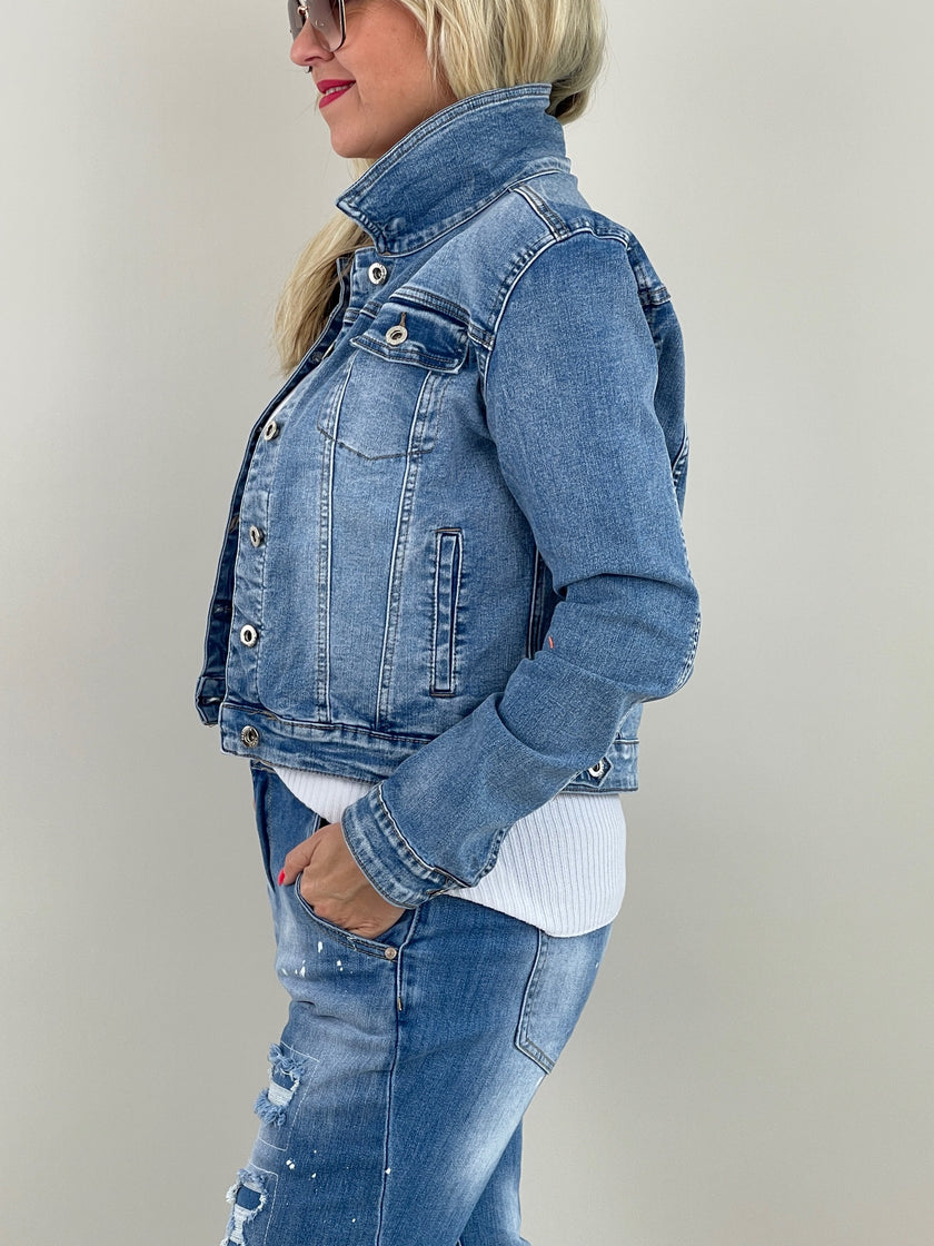 Jeansjacke helle Waschung Artikel 6095