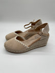 Espadrilles mit Keilabsatz in Beige Artikel 4154