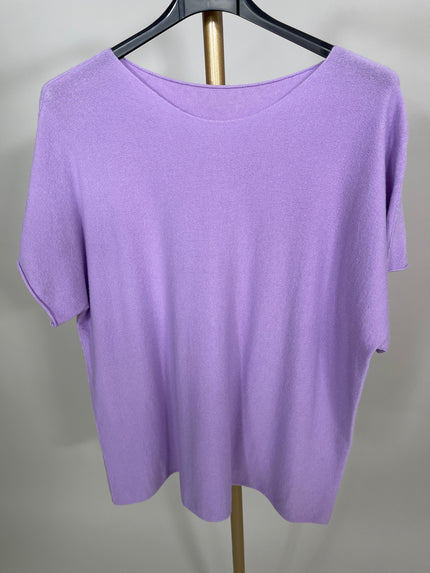 Pullover Kurzarm Uni in versch. Farben Artikel 5613