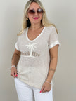 Shirt Feinstrick Beach Life in versch. Farben Artikel 6121