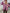 Sweatjacke Streifen in Pflaume/Rosa Art. 6487