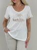 Shirt Feinstrick Beach Life in versch. Farben Artikel 6121