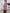 Sweatjacke Streifen in Pflaume/Rosa Art. 6487