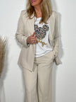 Longblazer in Beige Artikel 3466