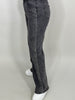 Jeans Wide Leg mit Strass in Grau Artikel 5614