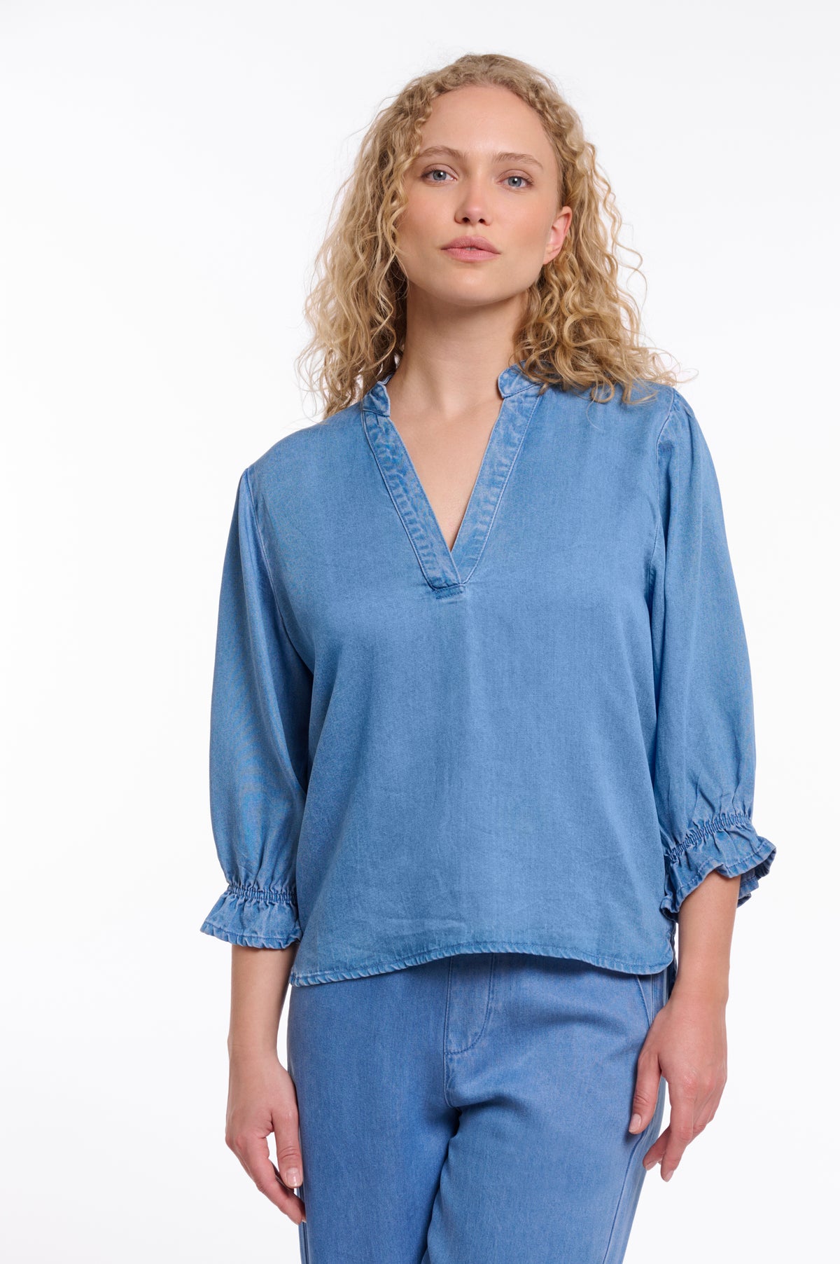 Blusenshirt Jeans-Optik Kamar von Rino&Pelle