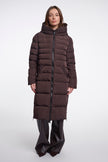 Mantel Keilafur von Rino&Pelle in Peated Brown
