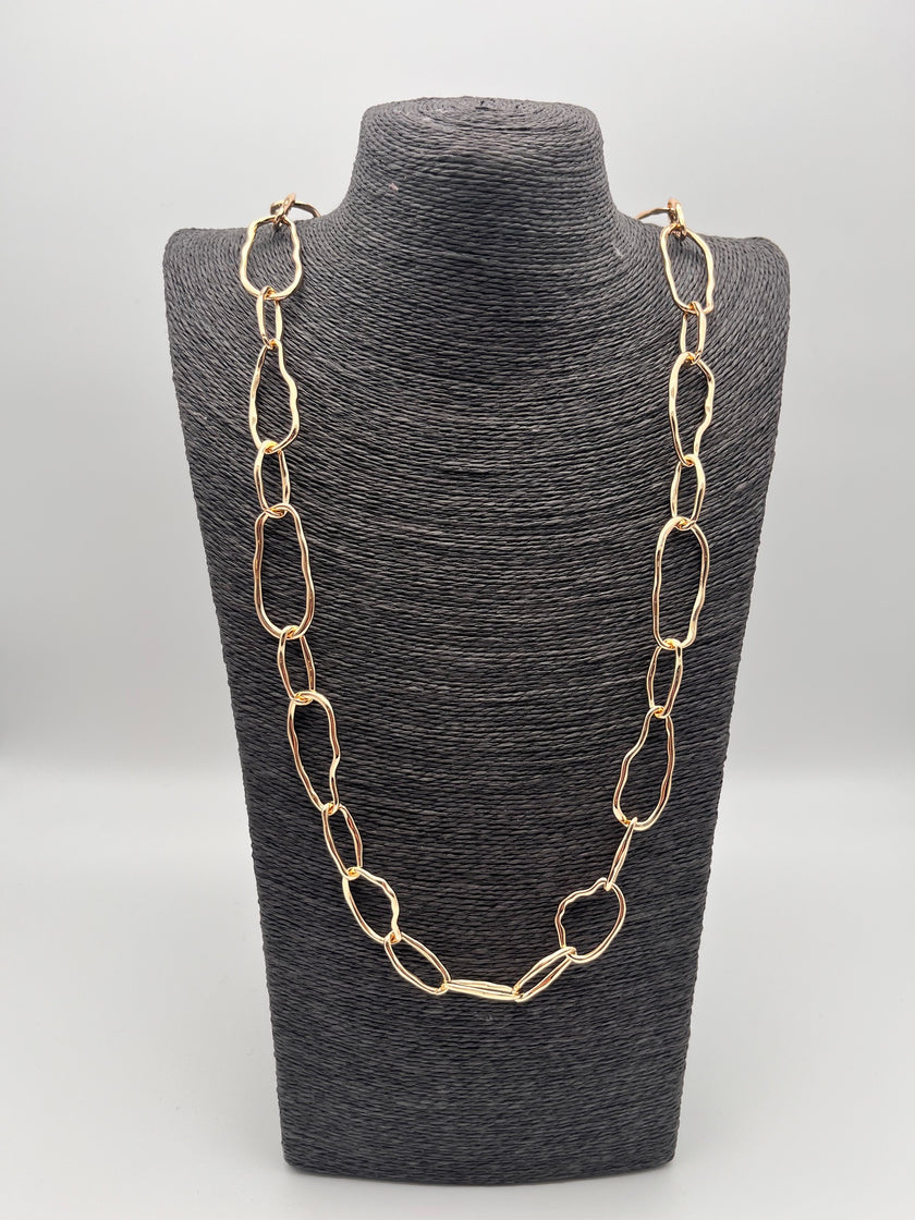 Kette mit schmalen Gliedern in Gold Artikel 6194