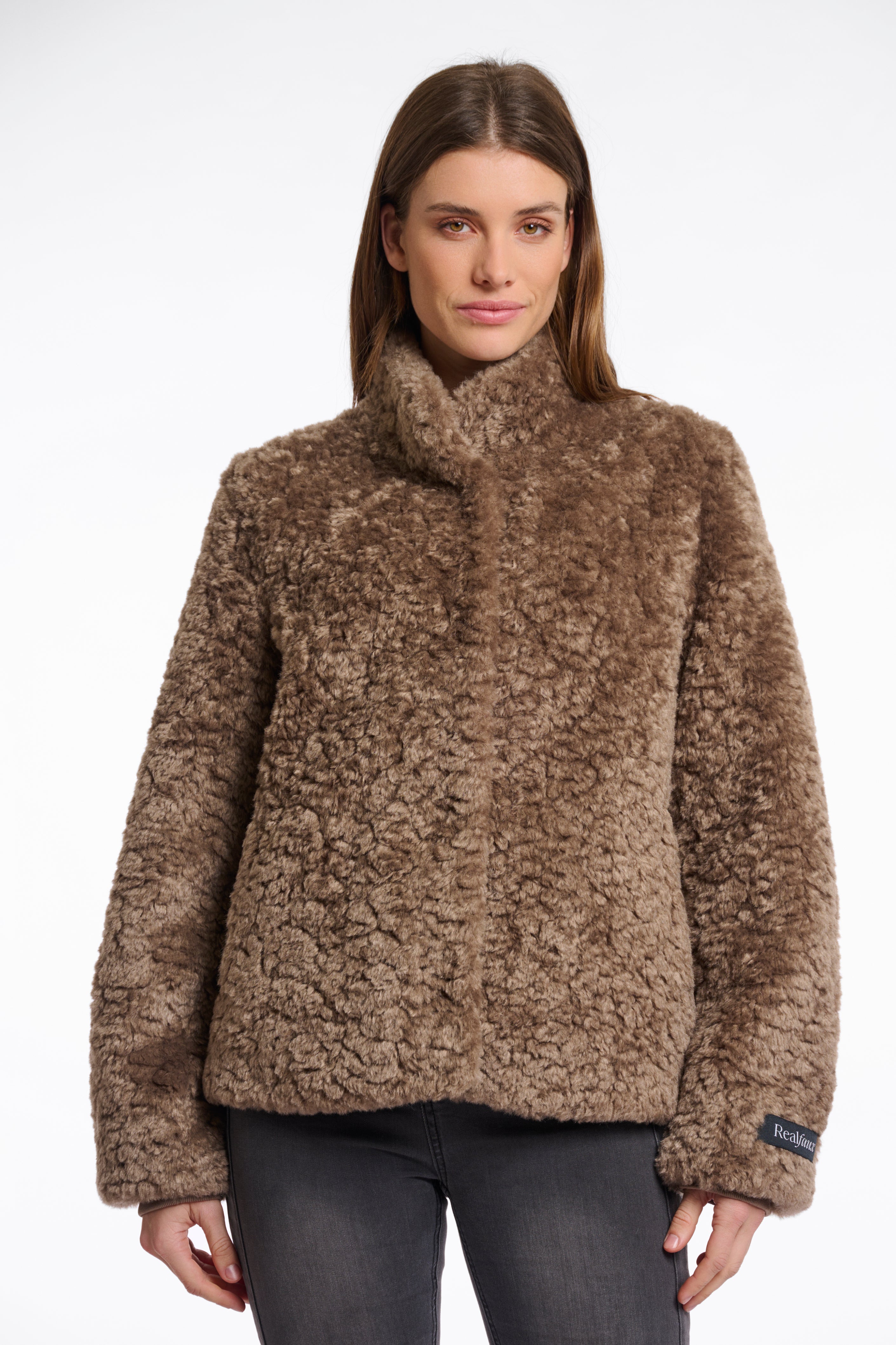 Jacke Kunstpelz von Rino&Pelle in Toffee Artikel RP6284