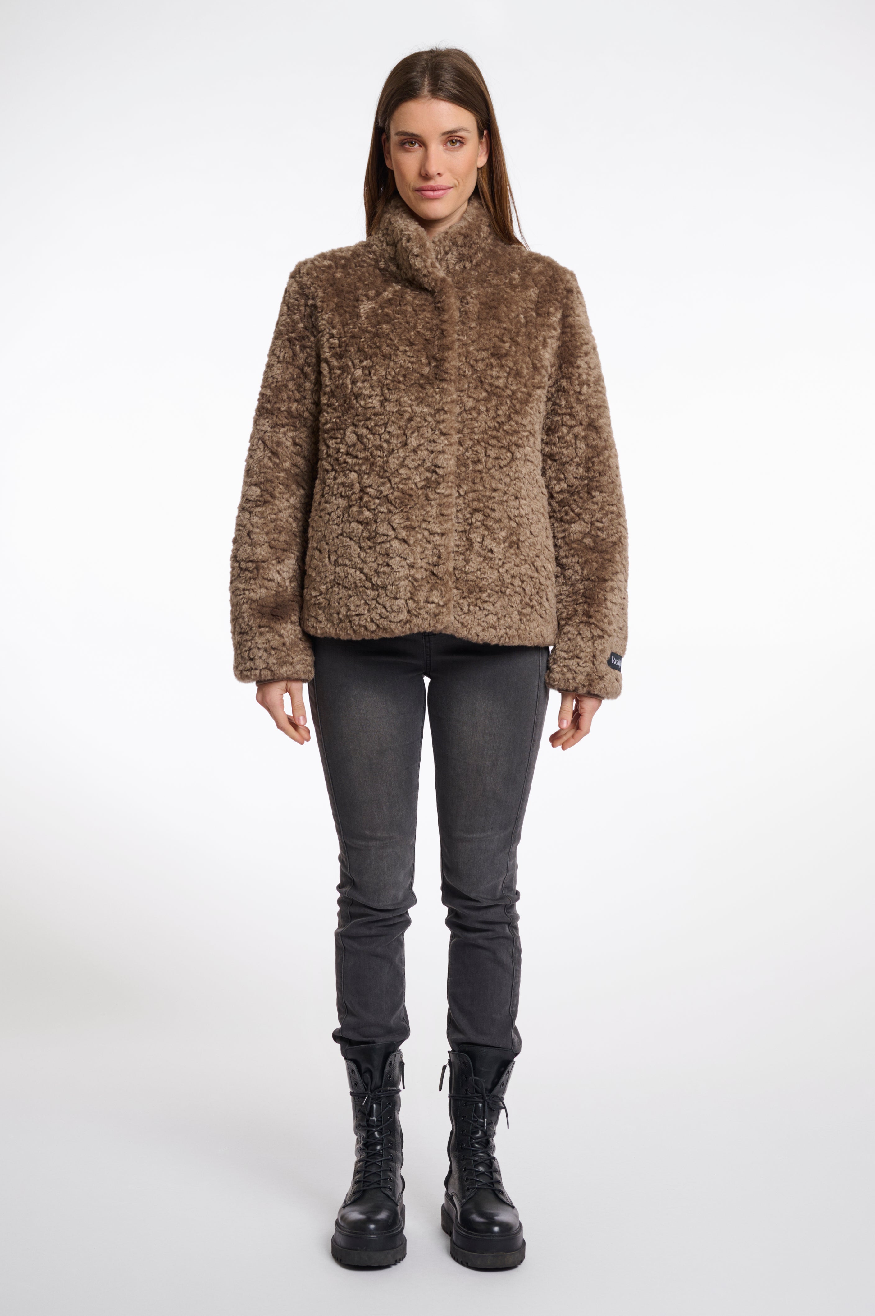 Jacke Kunstpelz von Rino&Pelle in Toffee Artikel RP6284