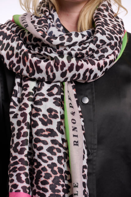 Tuch von Rino&Pelle mit Leo-Print Artikel RP6788