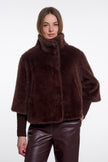 Jacke Nesrin von Rino&Pelle in Coffee Roast