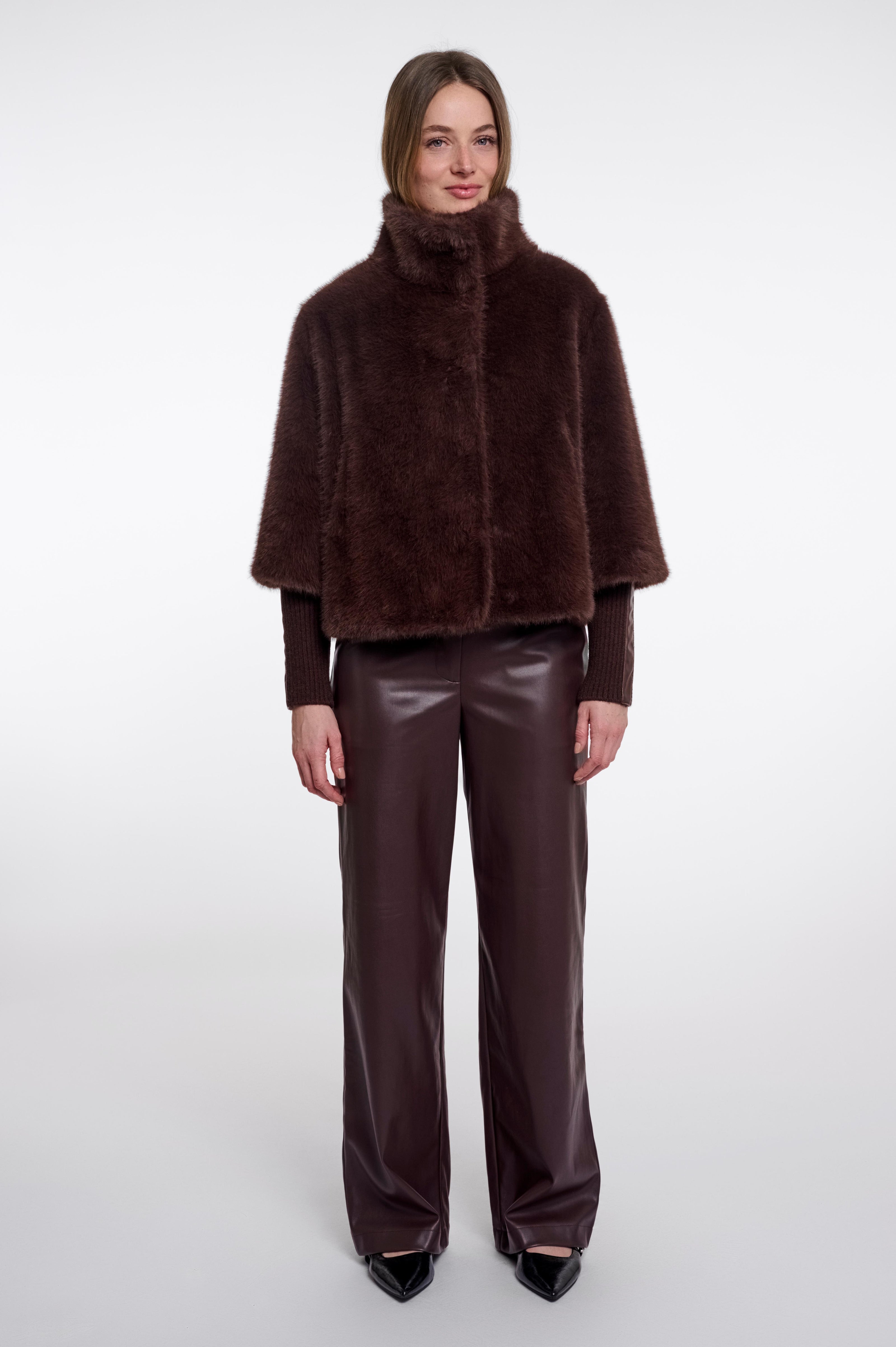 Jacke Nesrin von Rino&Pelle in Coffee Roast